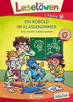 Leselöwen 1. Klasse - Ein Kobold im Klassenzimmer (Großbuchstabenausgabe)