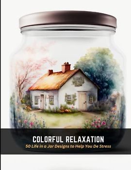 Colorful Relaxation: 50 Life in a Jar Designs to Help You De Stress