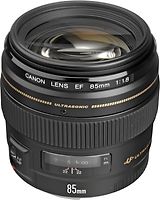 Canon EF 85 mm F1.8 USM 58 mm Filtergewinde (Canon EF Anschluss) schwarz