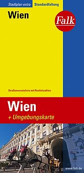 Falk Stadtplan Extra Wien 1:21.500