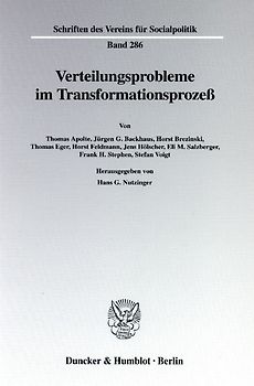 Verteilungsprobleme im Transformationsprozeß.