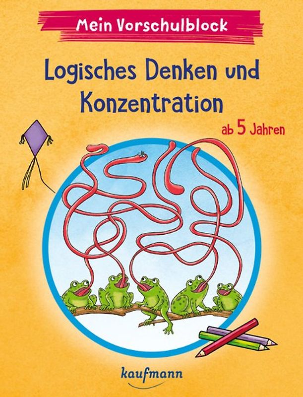 Mein Vorschulblock - Logisches Denken und Konzentration