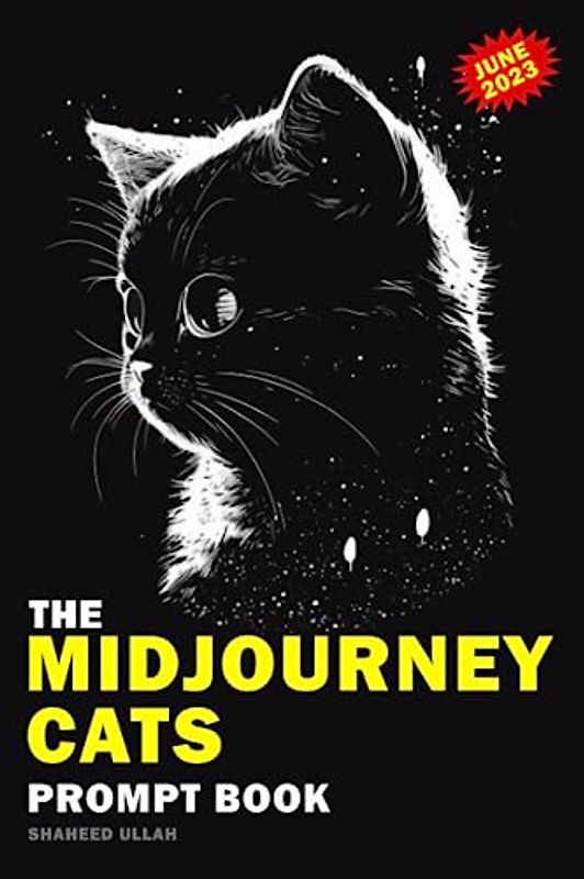 The Midjourney Cats: 500+ Midjourney Prompts to Generate Cat Art, Anthropomorphic Cats (Photorealism), Stickers & T-shirt Designs