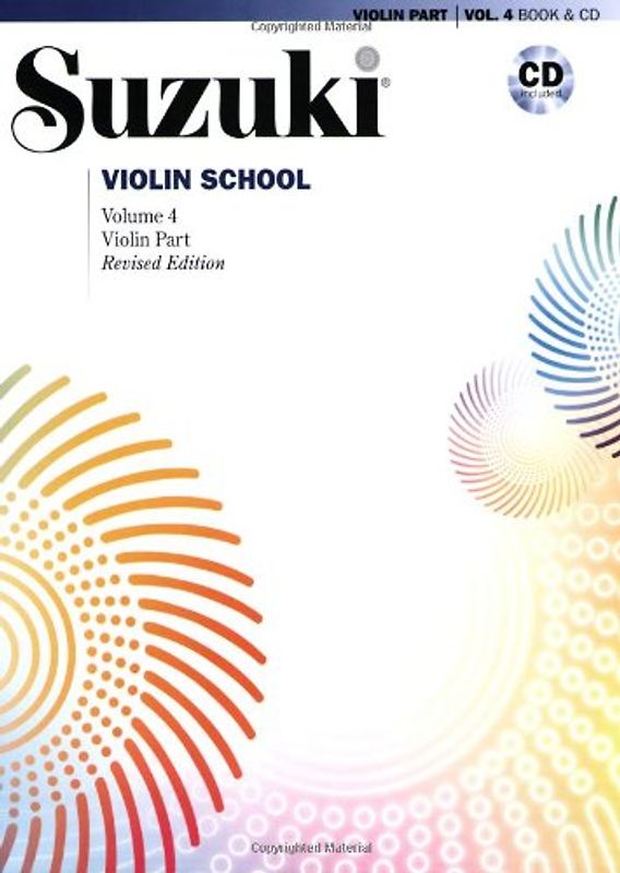 Suzuki Violin School Violin Part & CD, Volume 4 (Revised)