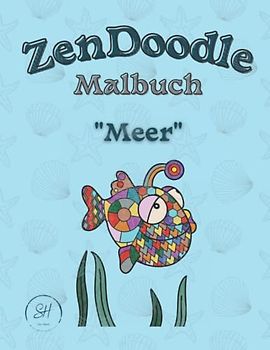 ZenDoodle Malbuch: Meer
