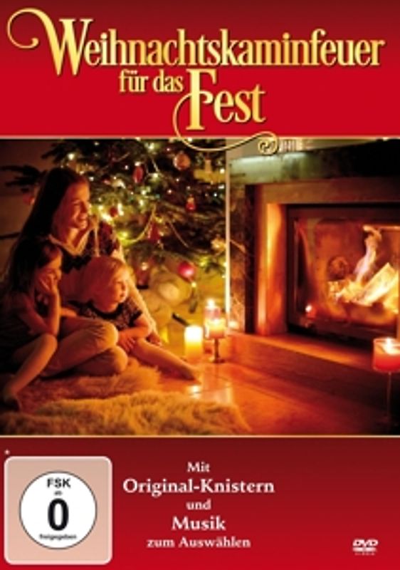 Weihnachtskaminfeuer für das Fest DVD