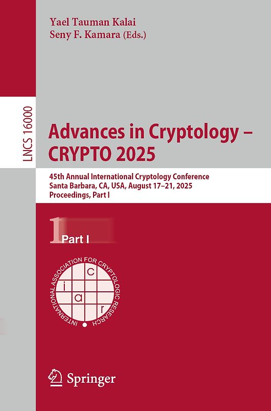 Advances in Cryptology – CRYPTO 2025