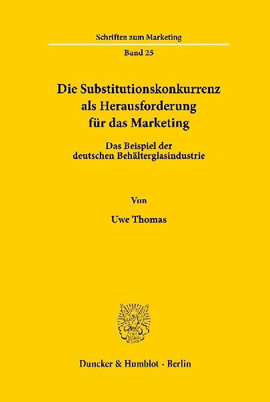 Die Substitutionskonkurrenz als Herausforderung für das Marketing.