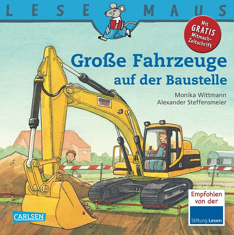 Große Fahrzeuge auf der Baustelle