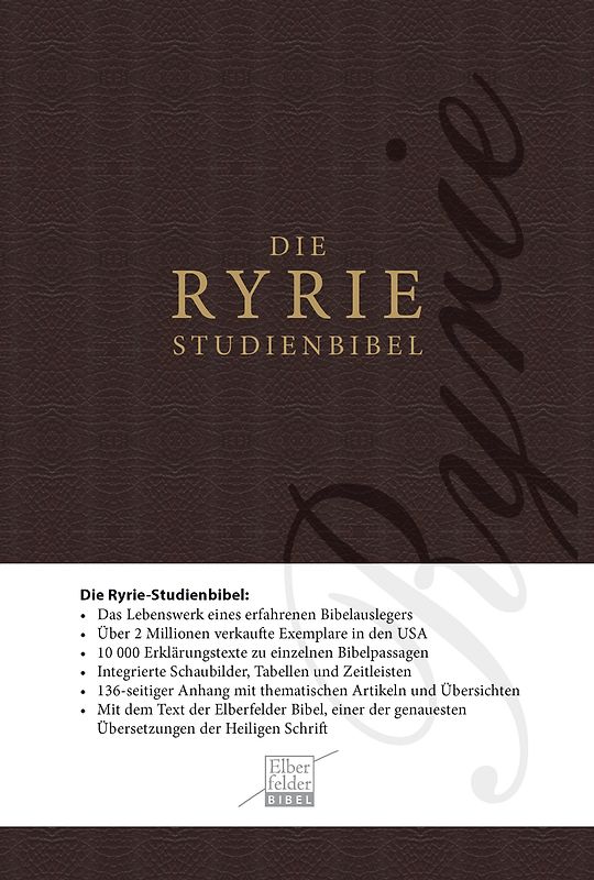 Ryrie-Studienbibel - ital. Kunstleder