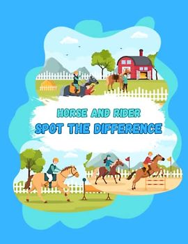 Spot The Difference Book: Horse and Rider