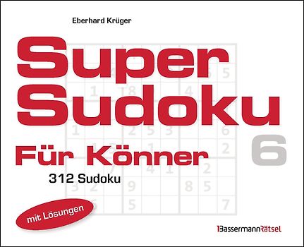Supersudoku für Könner 6 (5 Exemplare à 3,99 €)