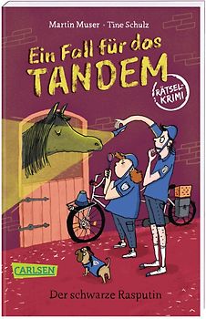 Ein Fall für das Tandem: Der schwarze Rasputin, Rätselkrimi ab 9 Jahren (Detektivgeschichte mit Wimmel-, Such- und Denkrätseln zum Knobeln und Lösen des Falls)