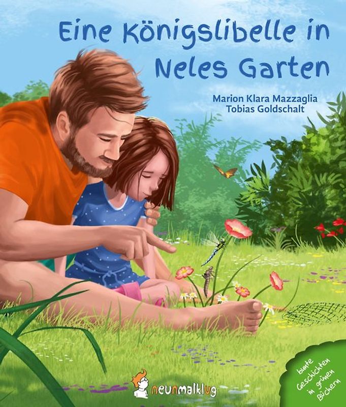 Eine Königslibelle in Neles Garten