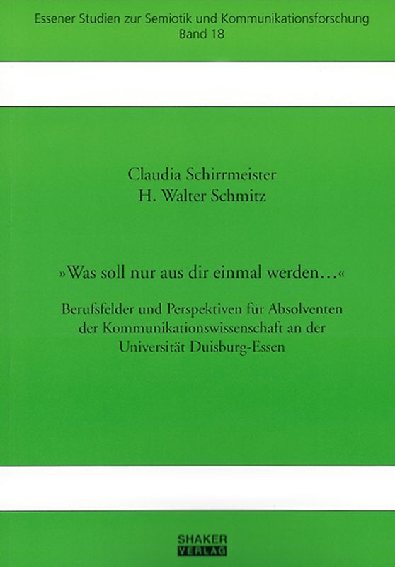 "Was soll nur aus dir einmal werden…"