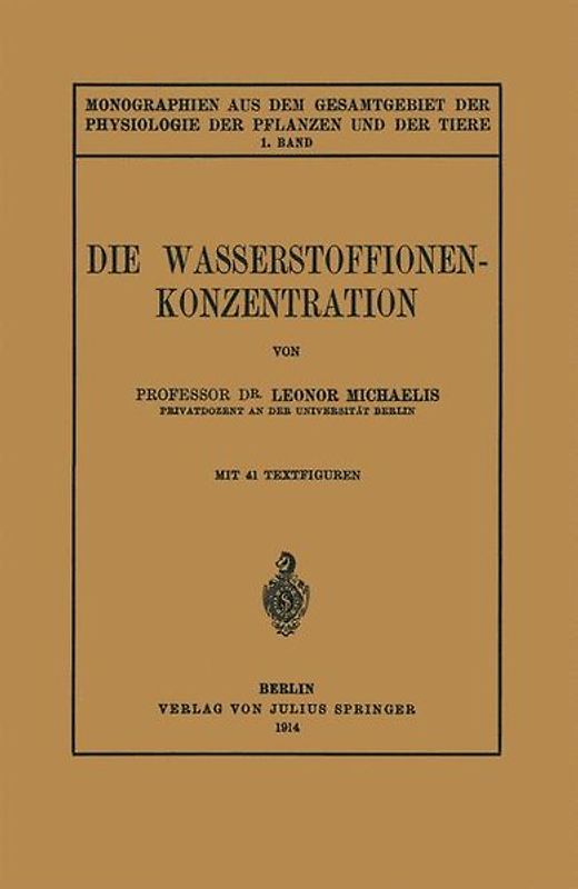 Die Wasserstoffionen-Konzentration