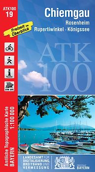 ATK100-19 Chiemgau (Amtliche Topographische Karte 1:100000)
