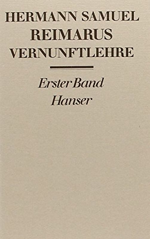 Vernunftlehre