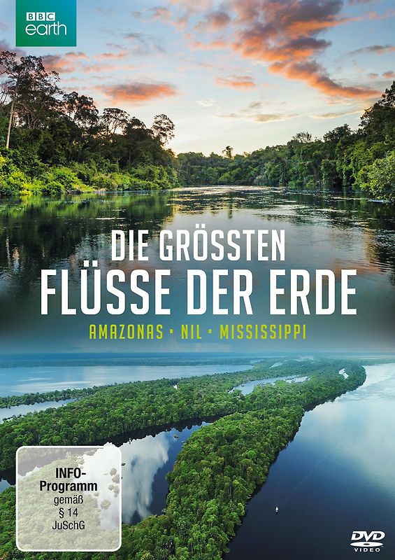 Die größten Flüsse der Erde: Amazonas - Nil - Mississippi DVD