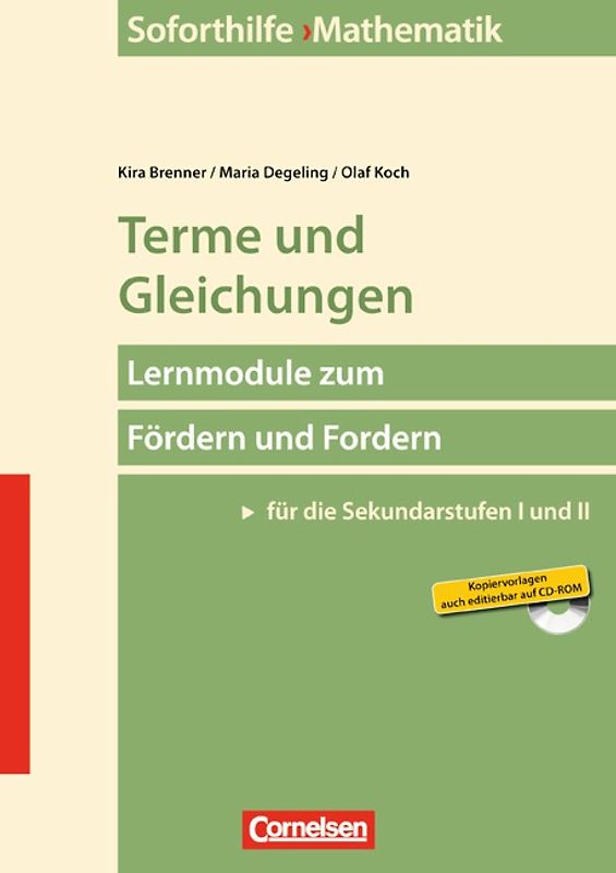Soforthilfe - Mathematik / Terme und Gleichungen