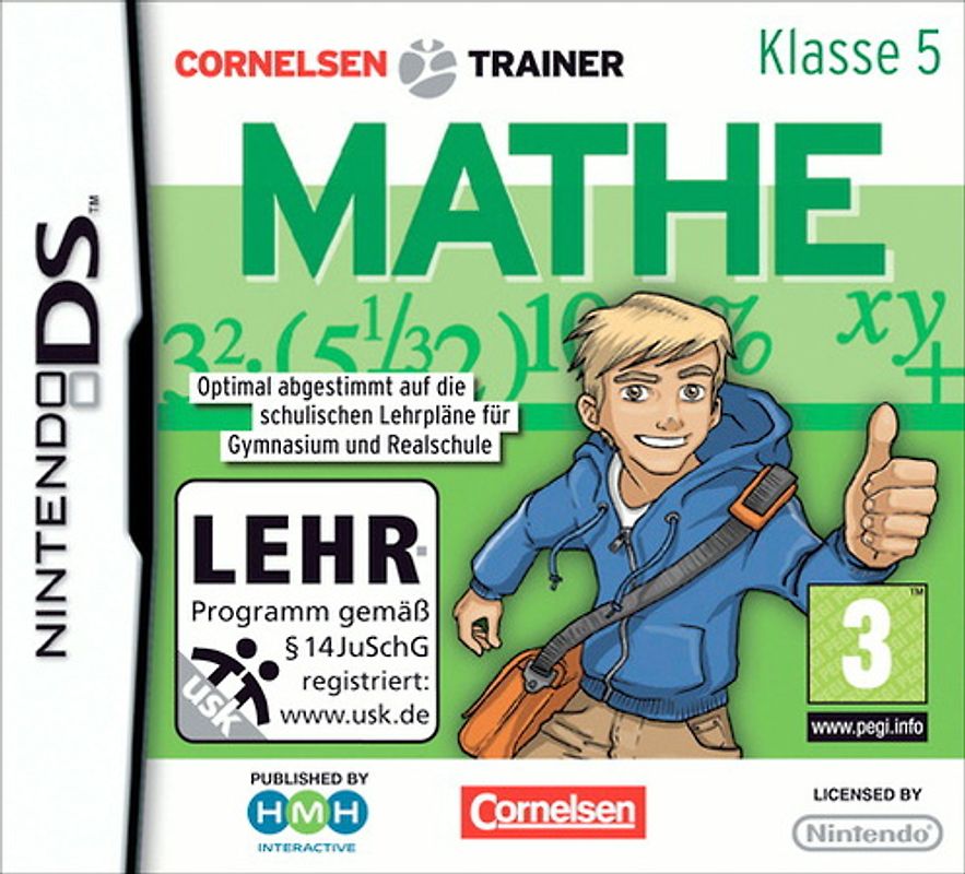 Cornelsen Mathe Training Klasse 5 Nintendo DS