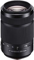 Sony 55-300 mm F4.5-5.6 DT SAM 62 mm Filtergewinde (Sony A-mount Anschluss) schwarz