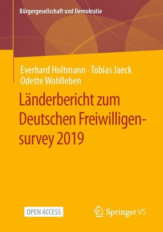 Länderbericht zum Deutschen Freiwilligensurvey 2019