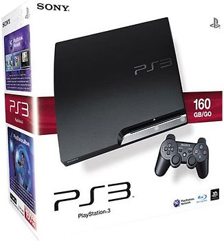 Sony PlayStation 3 slim schwarz [160 GB, J-Model]