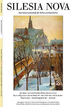 Silesia Nova. Zeitschrift für Kultur und Geschichte