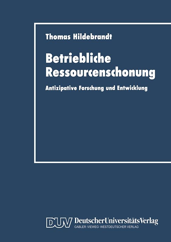 Betriebliche Ressourcenschonung