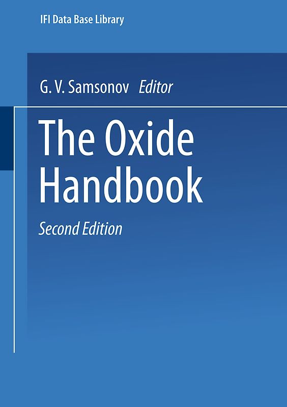 The Oxide Handbook