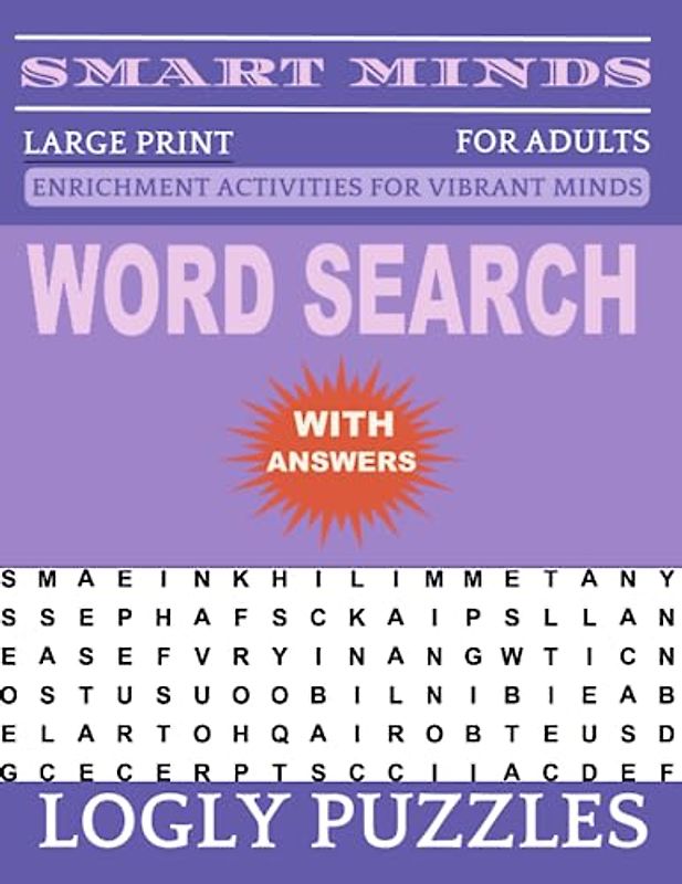 Word Search Book Large Print for Adults: 2400+ words New Fun and Relaxing Puzzles Book for Adults & Seniors with Answers Key