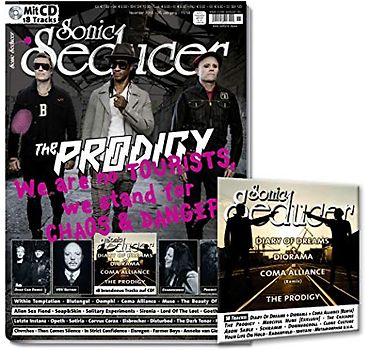 Sonic Seducer 11-2018 + Titelstory The Prodigy + 18-Track CD mit teils exkl. Songs, im Mag: Dead Can Dance, Evanescence, Project Pitchfork, VNV Nation, Within Temptation, Lord Of The Lost