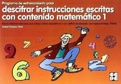Descifrar instrucciones escritas en contenido matemático 1. Programa de entrenamiento en planificación
