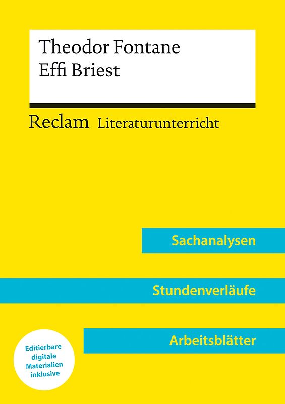 Theodor Fontane: Effi Briest (Lehrerband) | Mit Downloadpaket (Unterrichtsmaterialien)