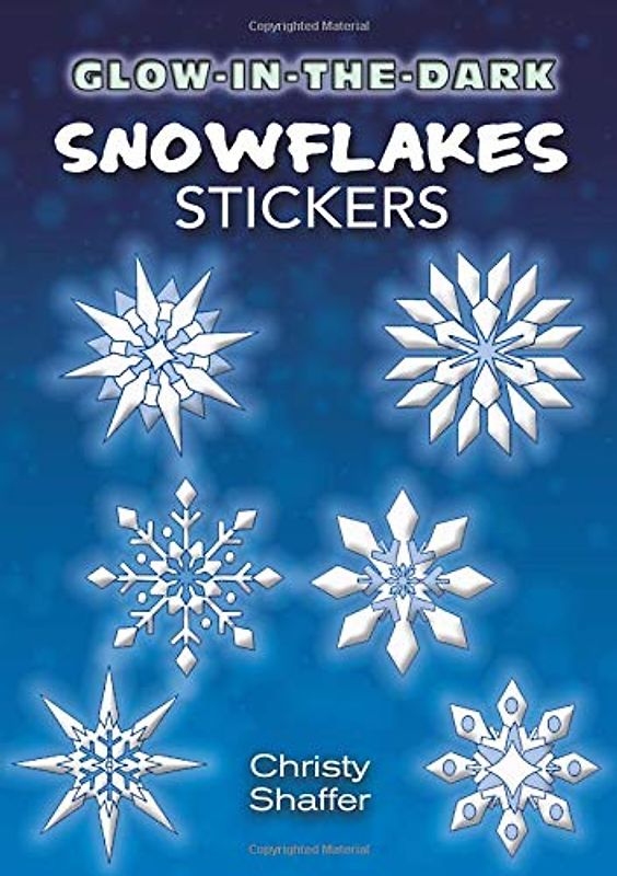 Glow-in-the-dark Snowflake Stickers