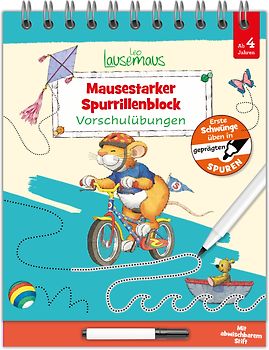 Leo Lausemaus - Mausestarker Spurrillenblock - Vorschulübungen