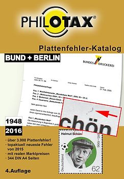 Plattenfehler Katalog Bund + Berlin 4. Auflage