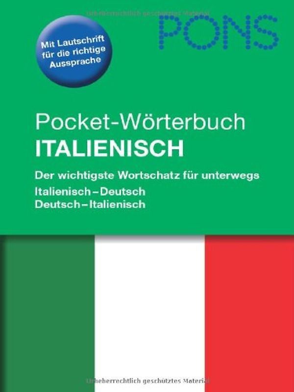 PONS Pocket-Wörterbuch Italienisch