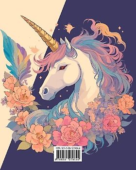 Mandalas de unicornios | Libro de colorear | Escenas antiestrés y creativas de unicornios para jóvenes y adultos