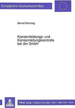 Konzernbildungs- und Konzernleitungskontrolle bei der GmbH
