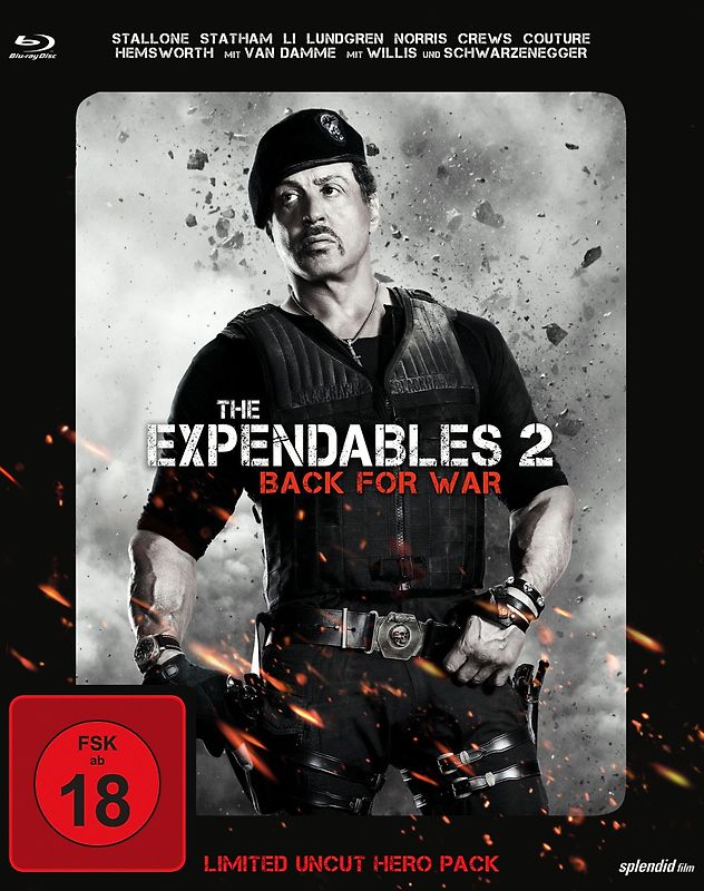 The Expendables 2 - Back for War [Limited Uncut Hero Pack] Blu-ray Disc