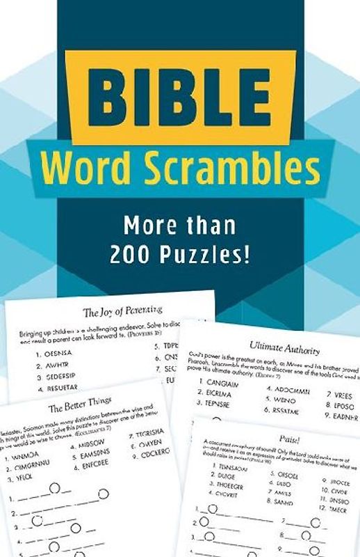 Bible Word Scrambles