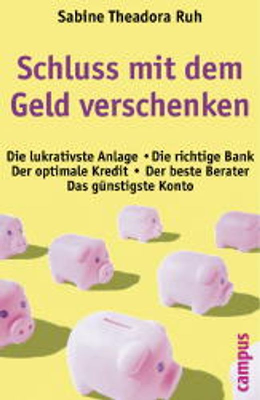 Schluss mit dem Geldverschenken