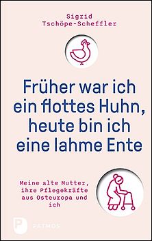 Früher war ich ein flottes Huhn, heute bin ich eine lahme Ente