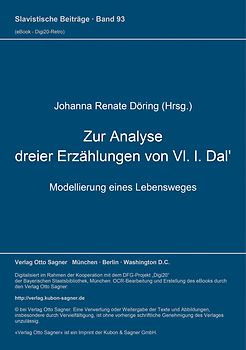 Zur Analyse dreier Erzählungen von Vl. l. Dal'