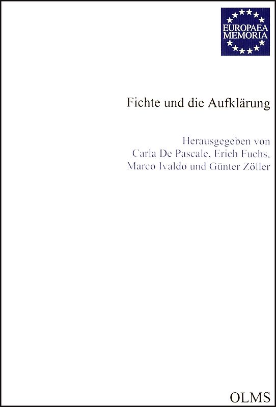 Fichte und die Aufklärung