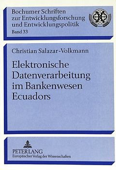 Elektronische Datenverarbeitung im Bankenwesen Ecuadors