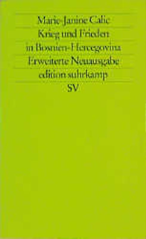 Der Krieg in Bosnien-Hercegovina