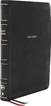 Nkjv, Thinline Bible, Large Print, Leathersoft, Black, Comfort Print